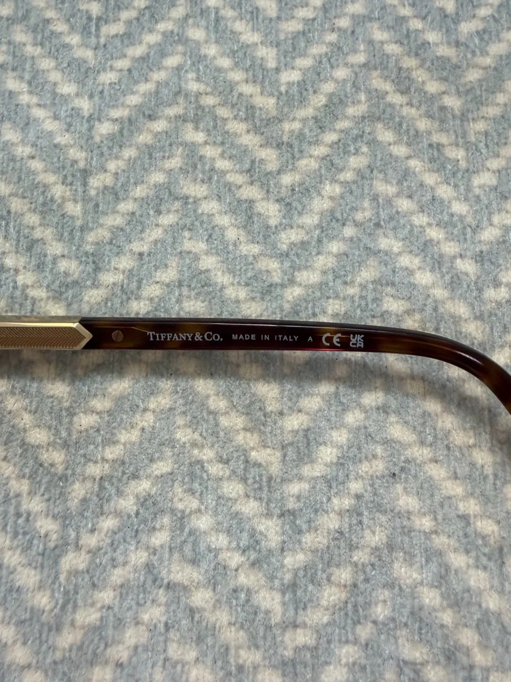 Tiffany & Co. Oval Sunglasses with Brown Lenses and Black Frames